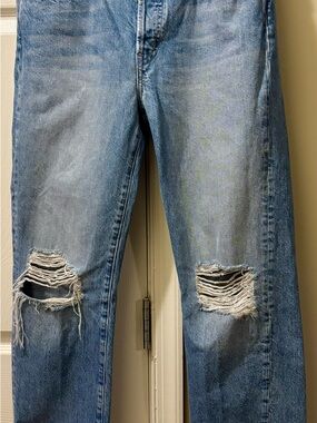 Edwin Women's Tash Distressed 90s Straight Jeans Size 27 Made in The U.S.A.